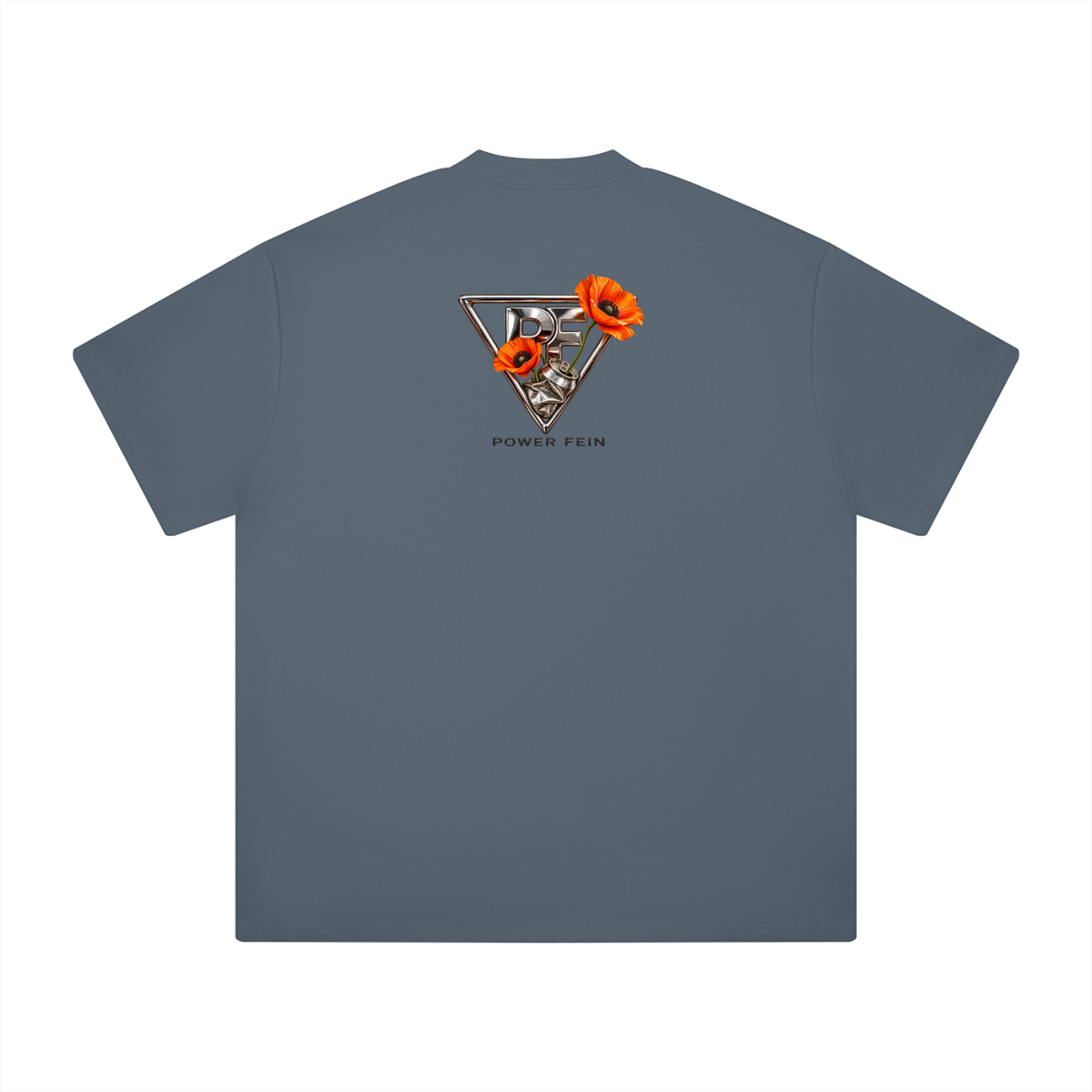 Crushed can + flowers: POWER FEIN Oddly Familiar Still Growing Tee
