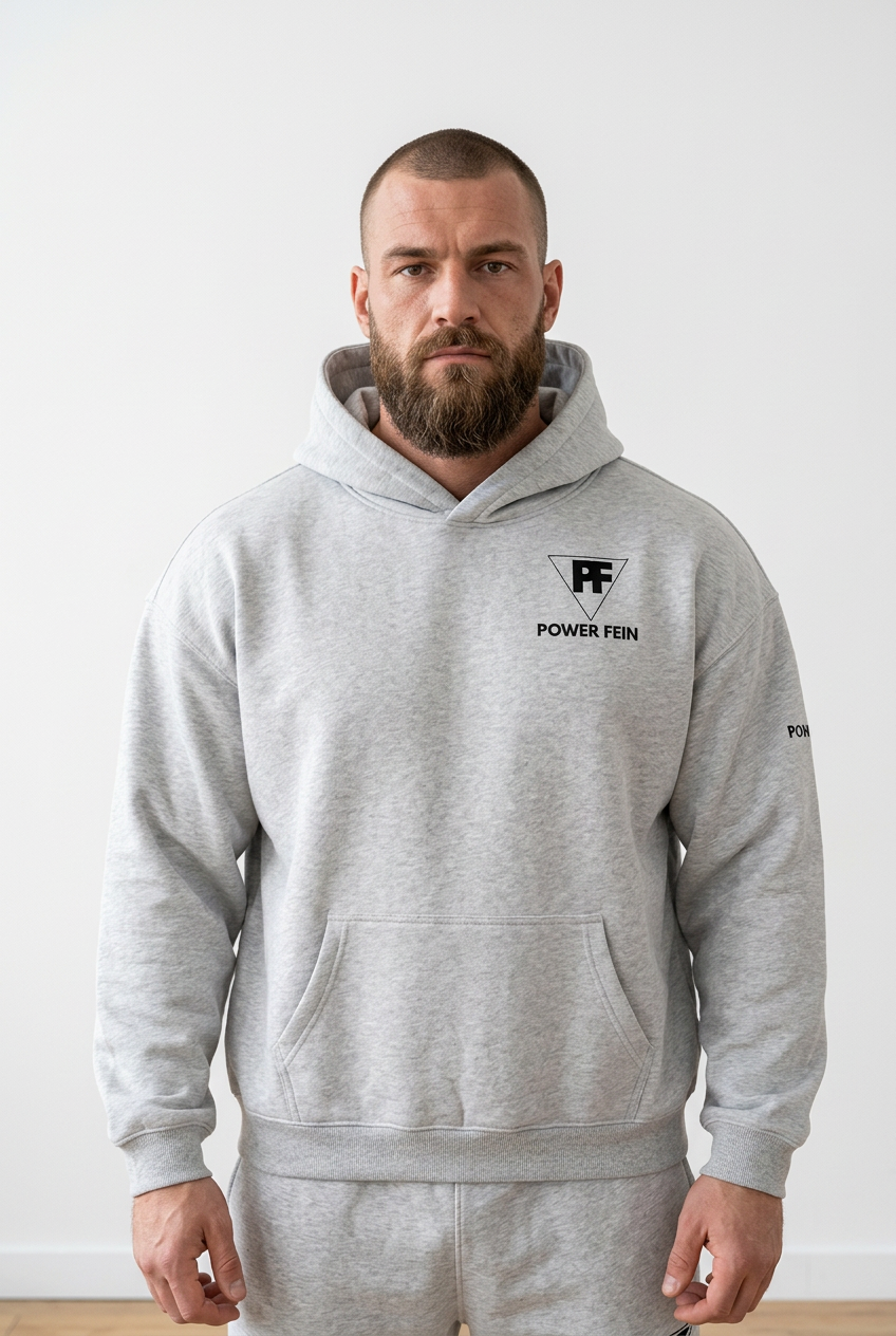 POWER FEIN Essential Oversized Fleece Hoodie