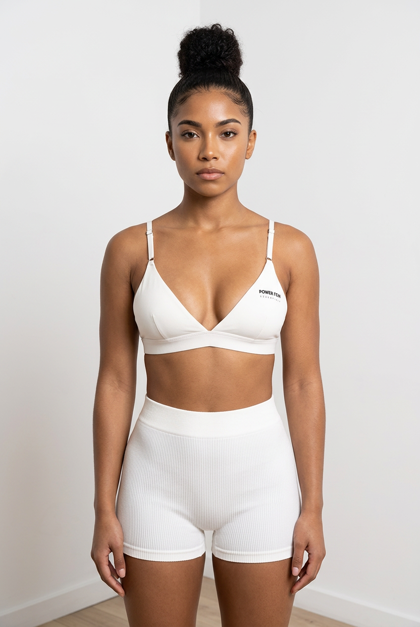 POWER FEIN Essential Women’s V-Neck Sports Bra