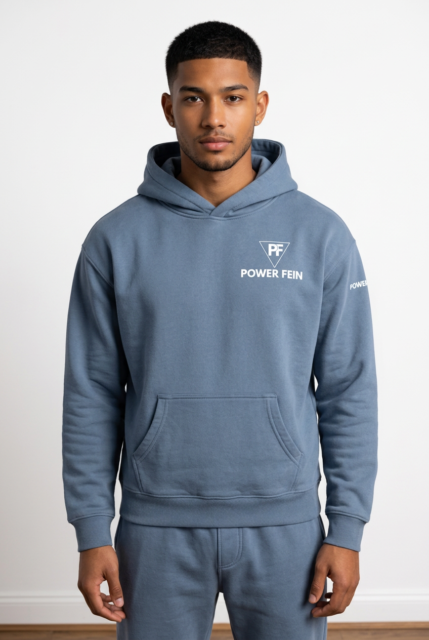 POWER FEIN Essential Oversized Fleece Hoodie