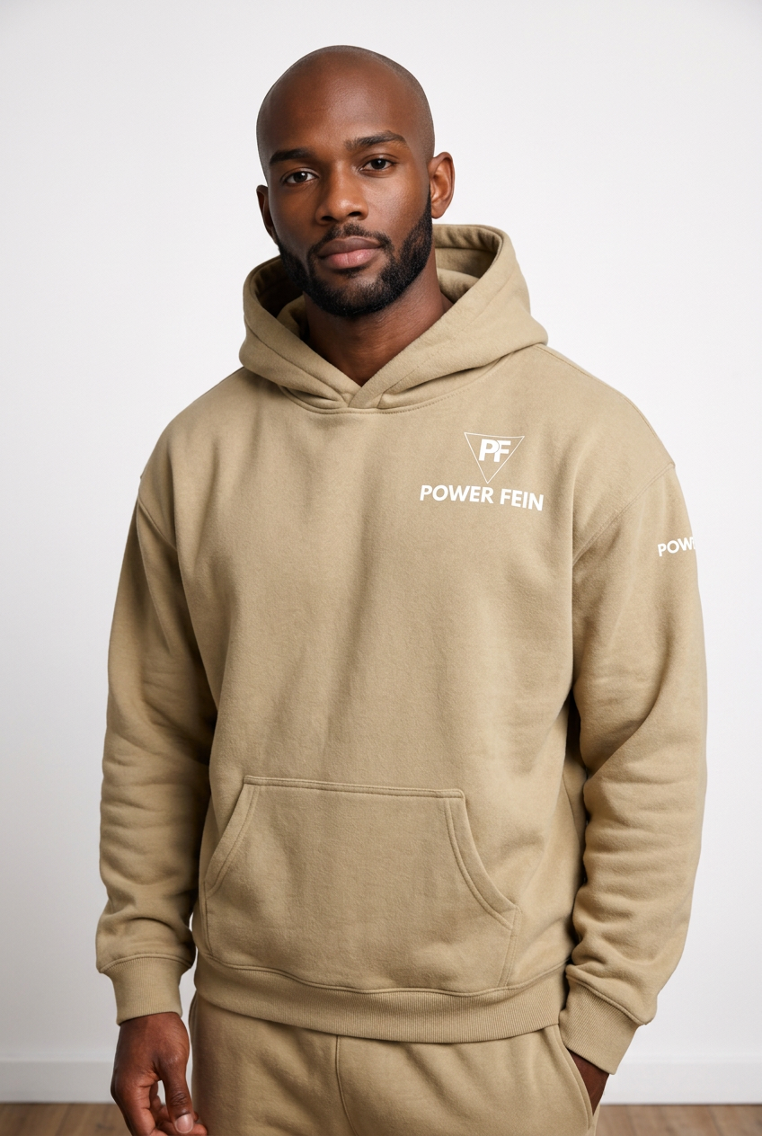 POWER FEIN Essential Oversized Fleece Hoodie