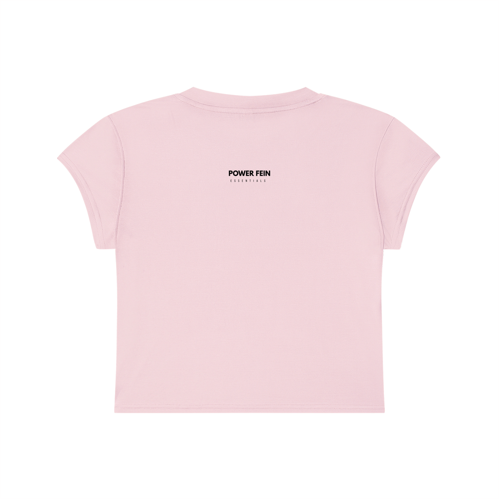 POWER FEIN Essential Women’s Slim-Fit Cropped T-Shirt