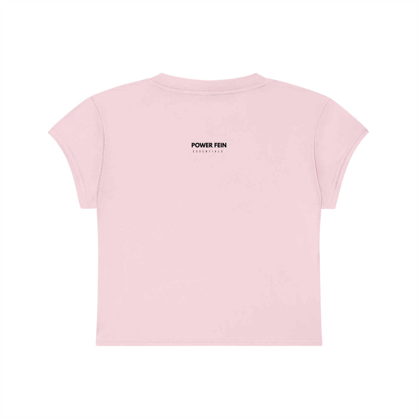 POWER FEIN Essential Women’s Slim-Fit Cropped T-Shirt