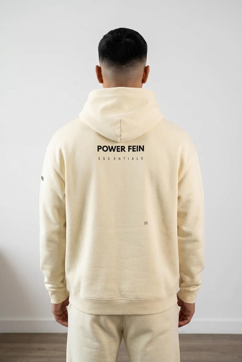 POWER FEIN Essential Oversized Fleece Hoodie