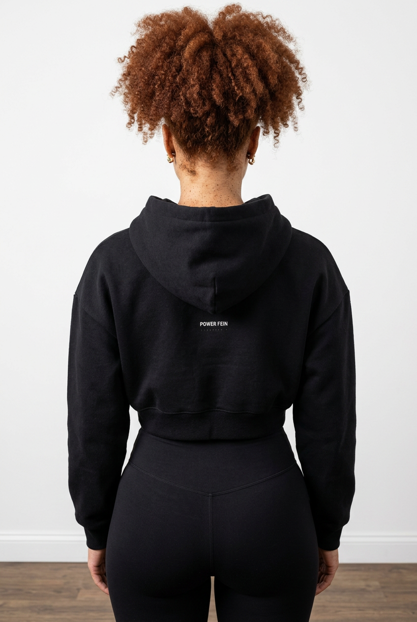 POWER FEIN Essential Women’s Cropped Hoodie