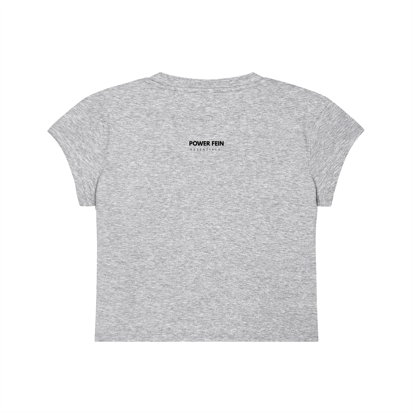 POWER FEIN Essential Women’s Slim-Fit Cropped T-Shirt