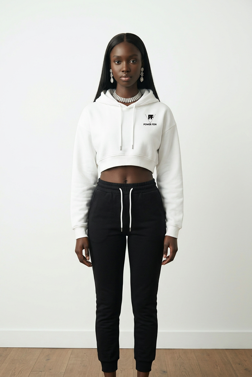 POWER FEIN Essential Women’s Cropped Hoodie