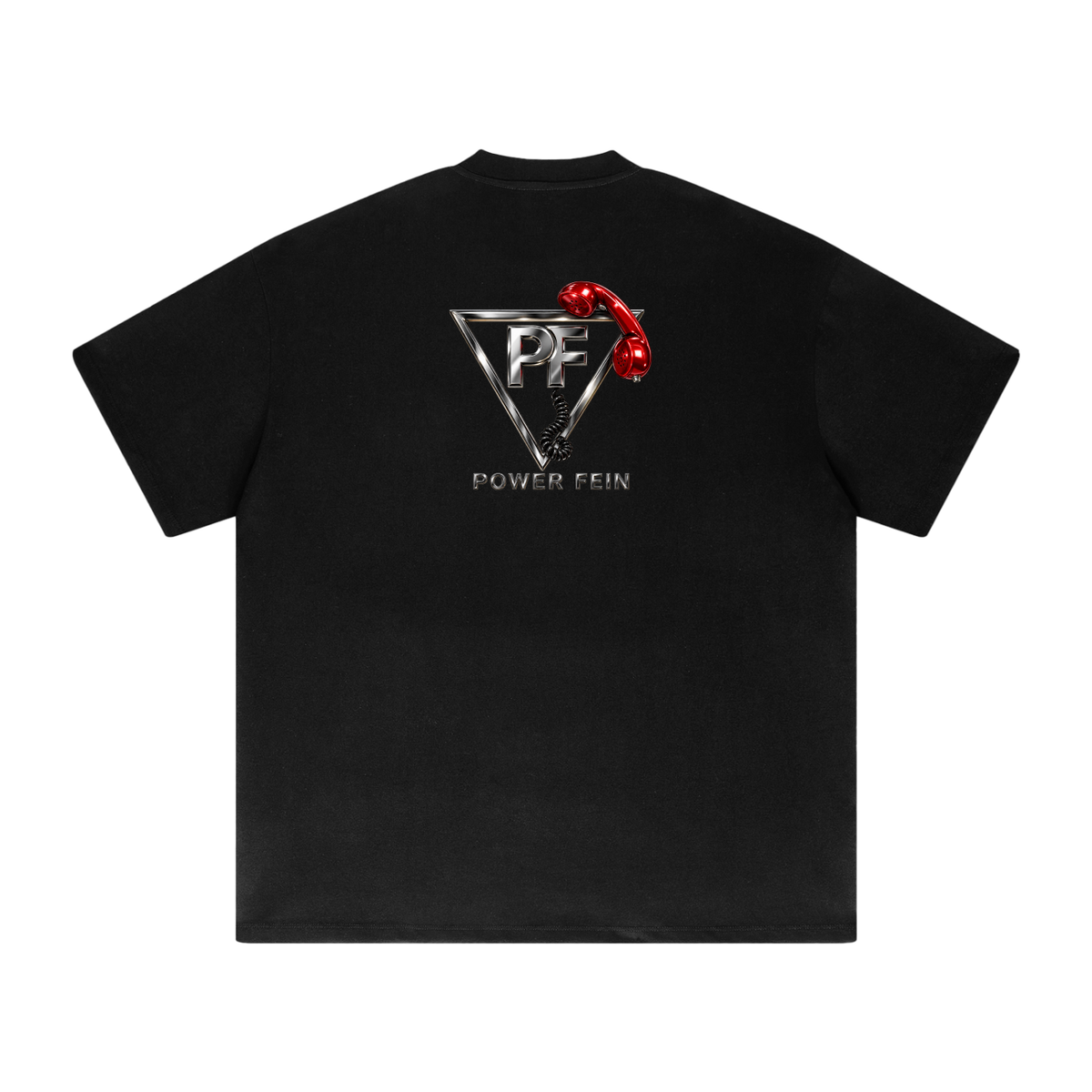 Telephone/cloche: POWER FEIN Oddly Familiar Room Service Tee
