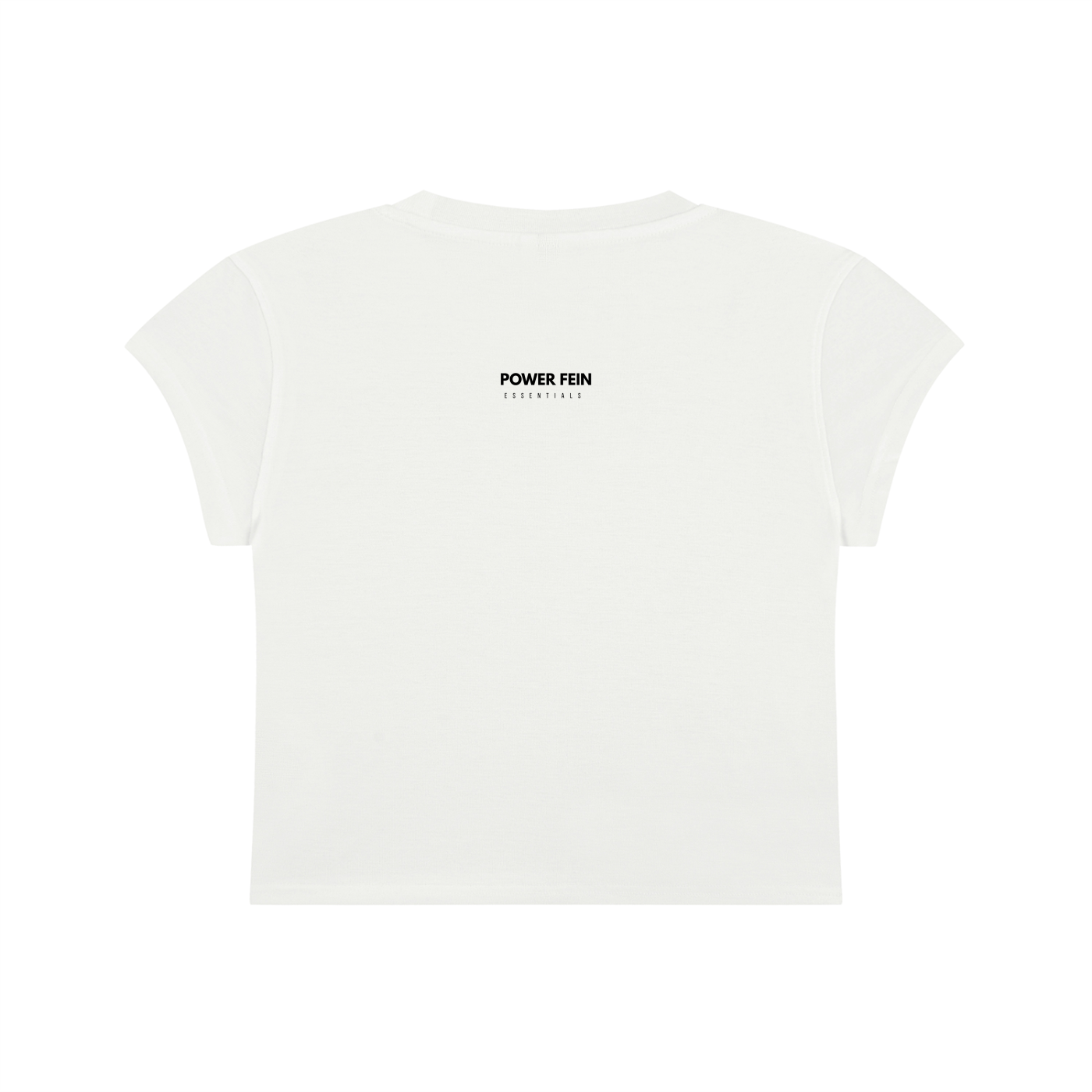 POWER FEIN Essential Women’s Slim-Fit Cropped T-Shirt