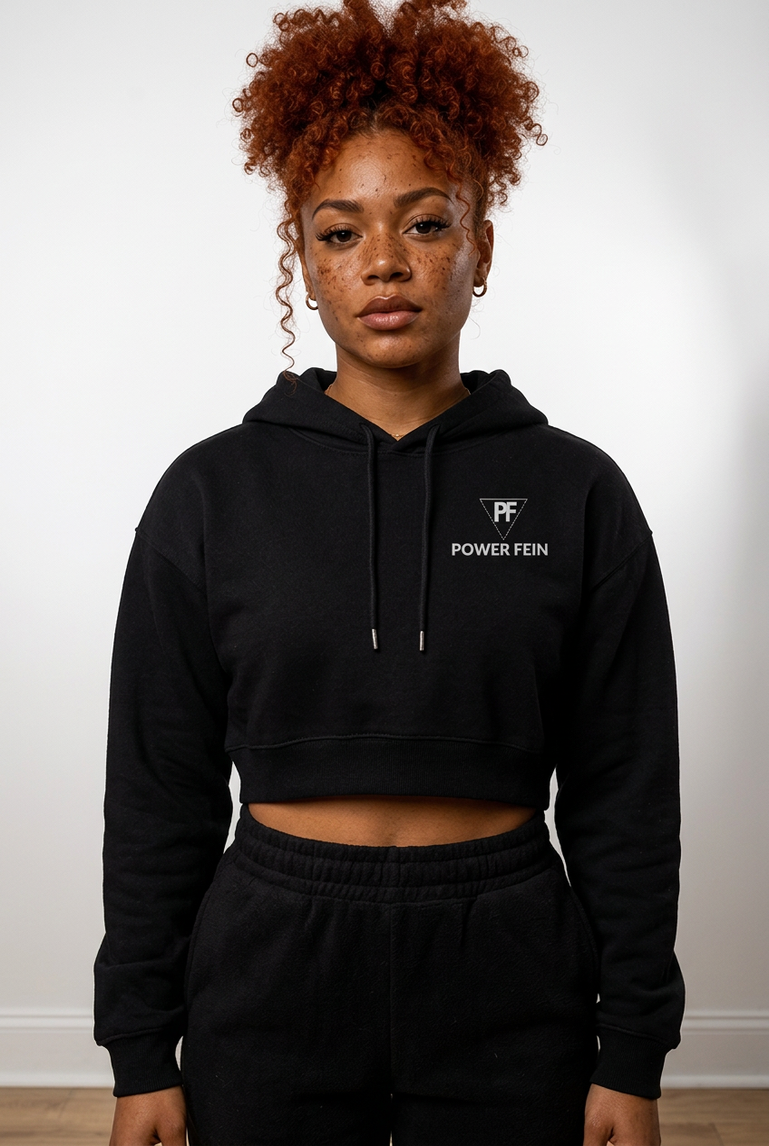 POWER FEIN Essential Women’s Cropped Hoodie
