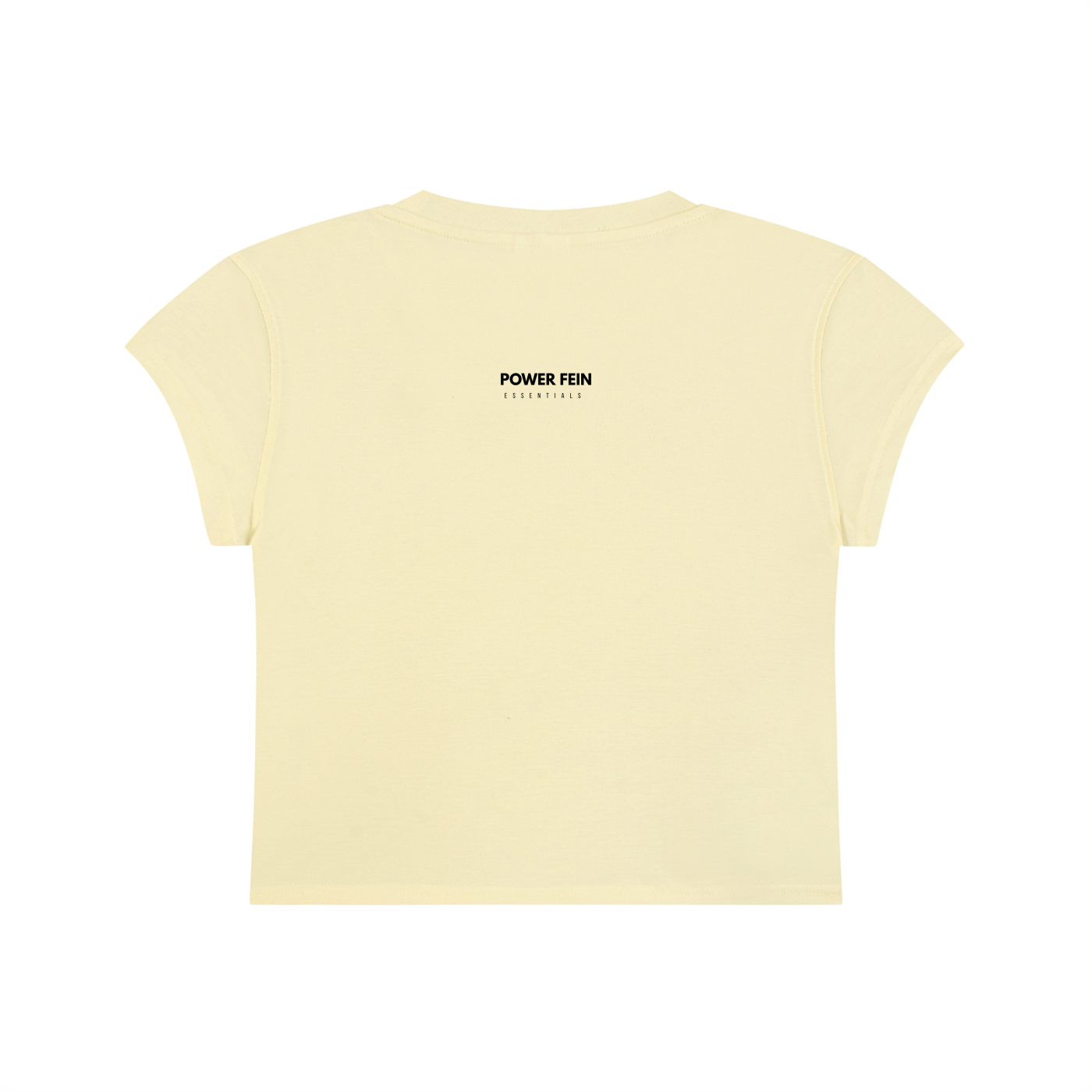 POWER FEIN Essential Women’s Slim-Fit Cropped T-Shirt