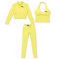 POWER FEIN Athletics Women’s 3-Piece Essential Set — Yellow