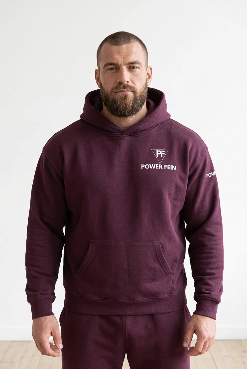 POWER FEIN Essential Oversized Fleece Hoodie