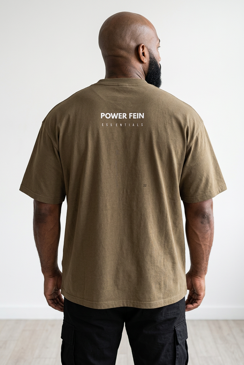 POWER FEIN Essential Heavyweight Cotton T-Shirt