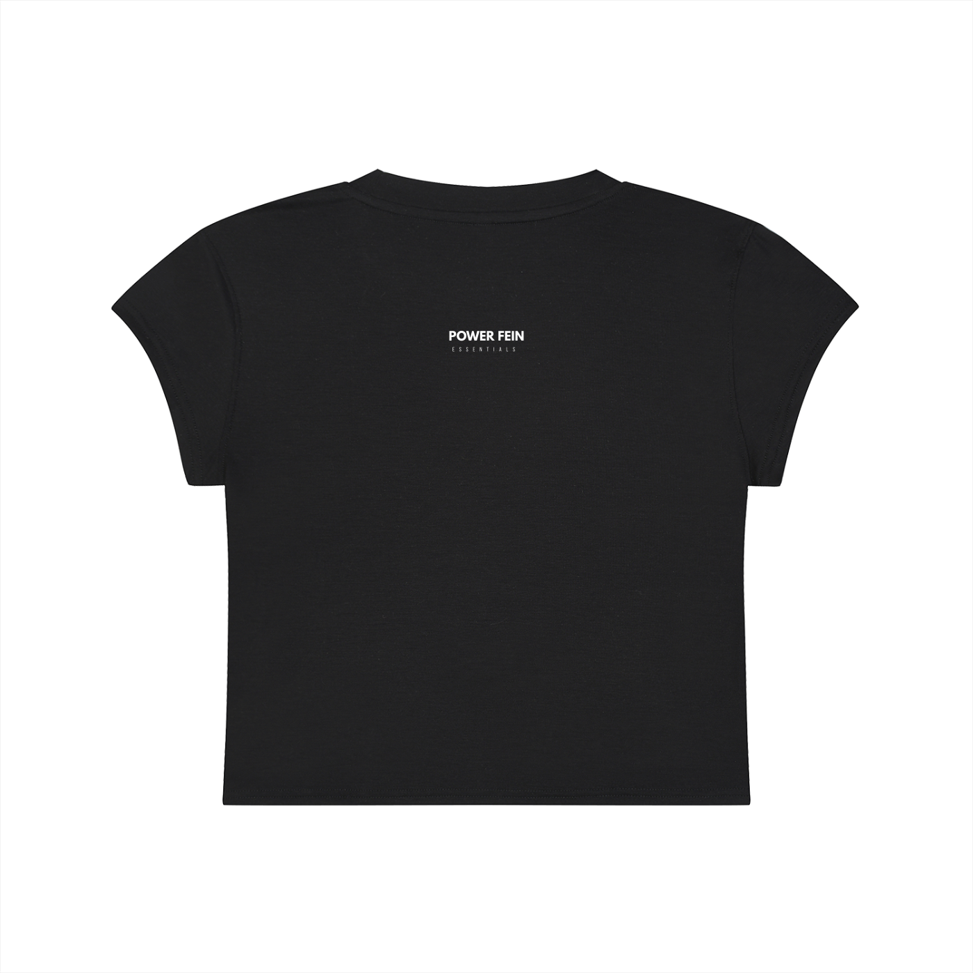 POWER FEIN Essential Women’s Slim-Fit Cropped T-Shirt