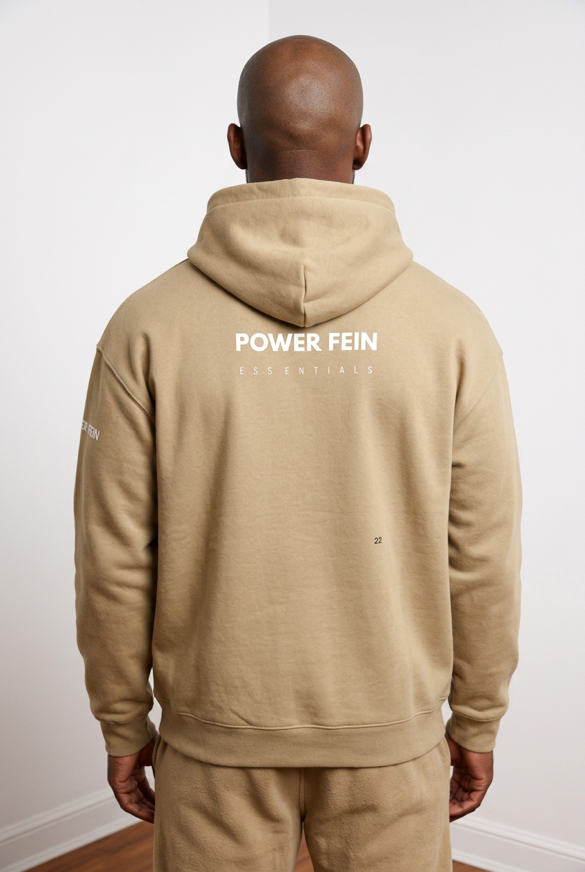 POWER FEIN Essential Oversized Fleece Hoodie