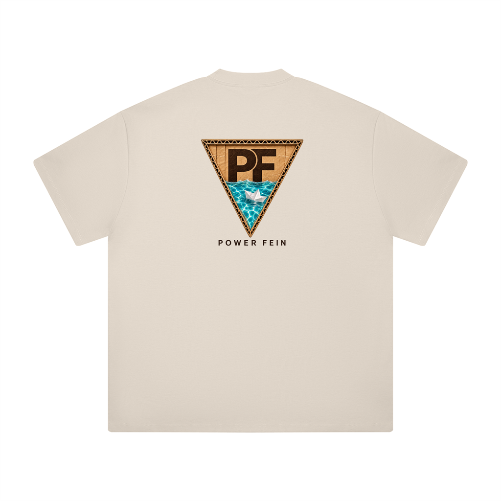 Ocean inside box: POWER FEIN Oddly Familiar Out the Box Tee