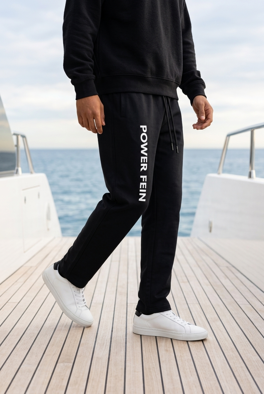 POWER FEIN Essential Straight-Leg Sweatpants