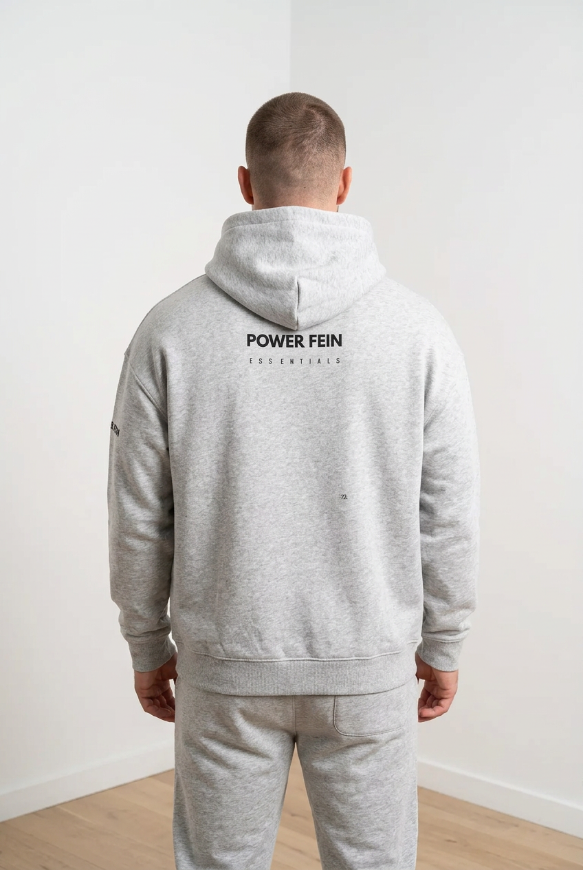 POWER FEIN Essential Oversized Fleece Hoodie
