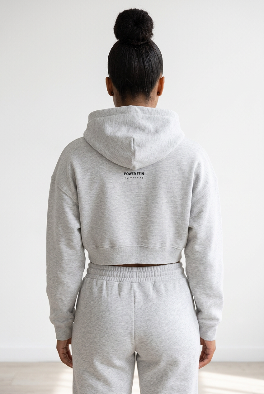 POWER FEIN Essential Women’s Cropped Hoodie