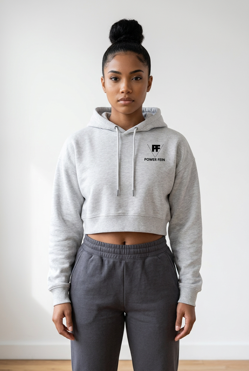 POWER FEIN Essential Women’s Cropped Hoodie